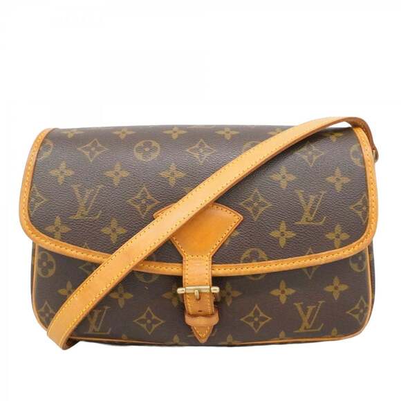 Louis Vuitton Monogram Sologne Shoulder Bag M42250 Brown Women's